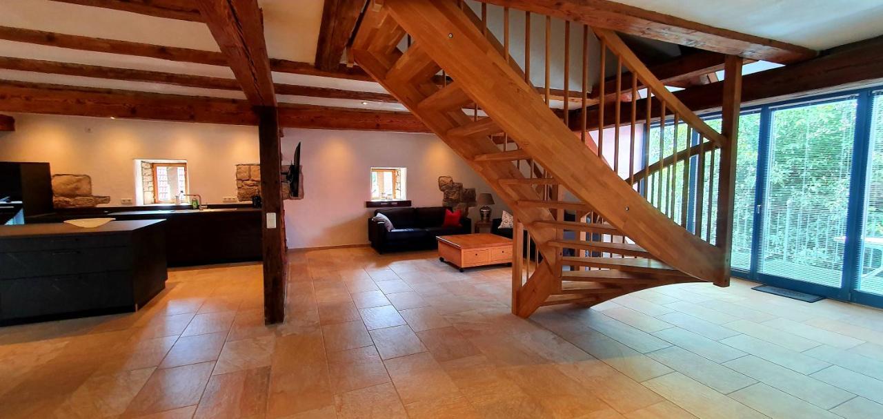 Gaestehaus Craintaler Muehle B&B Creglingen Bagian luar foto